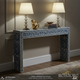 Elegant Floral Patterned Console Table | Luxury Handmade Console