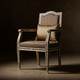 Elegant Brown Inlay Armchair | Luxury Handmade Chair