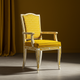 Luxury Yellow Inlay Armchair | Luxury Handmade Chair