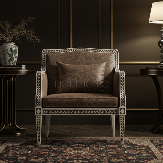 Inlay Chair - Elegant Handcrafted Luxury Seating | Luxury Handmade Chair