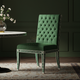 Elegant Green Inlay Chair | Luxury Handmade Chair