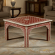Handcrafted Inlaid Bone and Wood Coffee Table | Luxury Handmade Coffee Table
