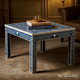 Handcrafted Blue and White Inlay Coffee Table | Luxury Handmade Coffee Table