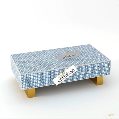 Rectangular Coffee Tables Modern Furniture Bone Inlay | Luxury Handmade Coffee Table