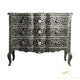 Black MOP Inlay Dresser 9-Drawer | Luxury Handmade Dresser