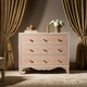 Elegant Floral Patterned Wooden Chest of Drawers | Luxury Handmade Chest of Drawer