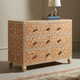 Handcrafted Floral Pattern Wooden Chest of Drawers | Luxury Handmade Dresser