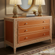 Elegant Three-Drawer Wooden Dresser with Greek Key Pattern | Luxury Handmade Dresser