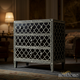 Elegant Black and White Patterned Chest of Drawers | Luxury Handmade Chest of Drawer