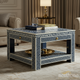 Handcrafted Blue and White Inlay Coffee Table | Luxury Handmade Coffee Table