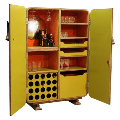 Leather Bar Cabinet Saloon Bar