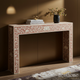 Elegant Floral Pattern Console Table | Luxury Handmade Console