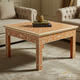 Handcrafted Inlay Wooden Coffee Table | Luxury Handmade Coffee Table