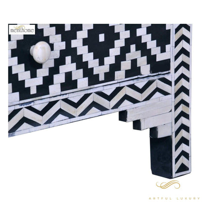Bone Inlay dresser Handmade Design Bone inlay Wooden for Home Decorative Cabinet | Luxury Handmade Cabinet