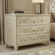 Decorative Bone Inlay Floral Chest of Drawers | Luxury Handmade Chest of Drawer