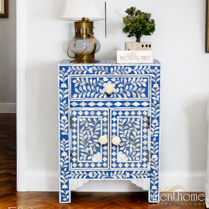 MOP Bedside Table with One Drawer | Luxury Handmade Bedside Table