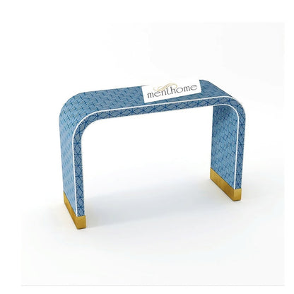 Modern Floral Pattern Console Table Furniture