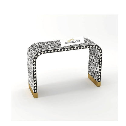 Bone Inlay Handmade Modern Console Tables