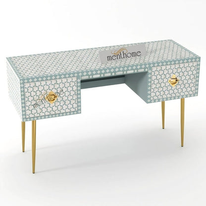Targua Inlaid Desk Bone Inlay