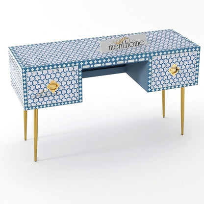 Targua Inlaid Desk Bone Inlay