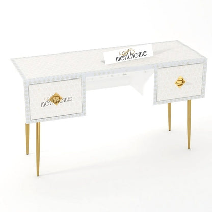 Targua Inlaid Desk Bone Inlay