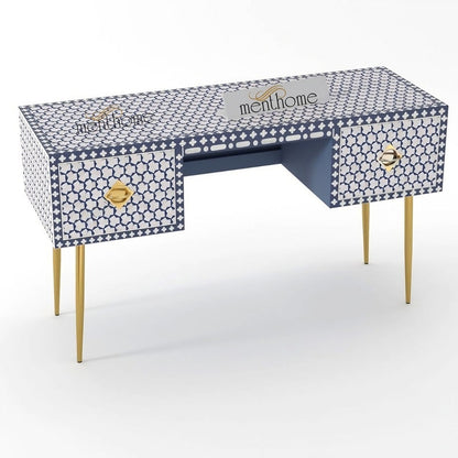 Targua Inlaid Desk Bone Inlay