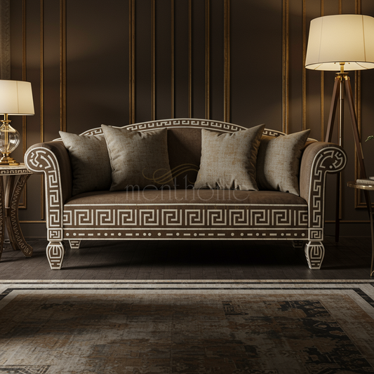 Luxury Inlay Pattern Sofa | Luxury Handmade Sofa