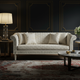 Elegant Inlay Upholstered Sofa | Luxury Handmade Sofa
