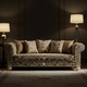 Luxury Inlay Patterned Sofa with Plush Cushions | Luxury Handmade Sofa