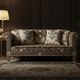 Luxury Handcrafted Inlay Floral Sofa | Luxury Handmade Sofa