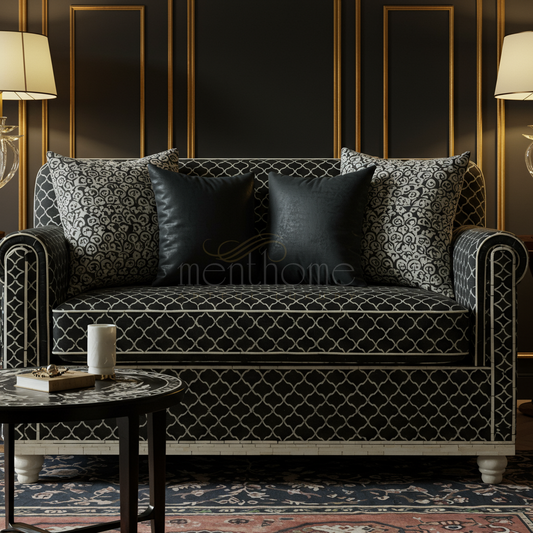 Luxury Inlay Patterned Sofa | Luxury Handmade Sofa
