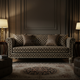 Luxury Inlay Patterned Sofa | Luxury Handmade Sofa