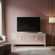 Luxury Inlay TV Cabinet with Greek Key Design | Luxury Handmade TV Cabinet