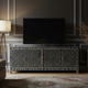 Luxury Inlay Bone Pattern TV Cabinet | Luxury Handmade TV Cabinet