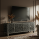 Luxury Inlay Patterned TV Cabinet | Luxury Handmade TV Cabinet