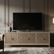 Luxury Geometric Inlay TV Cabinet | Luxury Handmade TV Cabinet