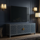 Luxury Inlay Patterned TV Cabinet | Luxury Handmade TV Cabinet