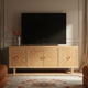 Chevron Inlay TV Cabinet | Luxury Handmade TV Cabinet