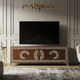 Inlay Wood Luxury TV Cabinet | Luxury Handmade TV Cabinet