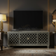 Luxury Inlay Pattern TV Cabinet | Luxury Handmade TV Cabinet
