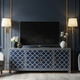 Luxurious Inlay Pattern TV Cabinet | Luxury Handmade TV Cabinet