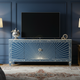 Sunray Inlay Blue TV Cabinet | Luxury Handmade TV Cabinet
