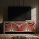 Sunburst Inlay TV Cabinet | Luxury Handmade TV Cabinet